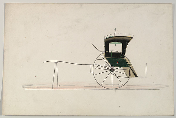 Brewster & Co., Design for Reverse Body Hansom Cab (unnumbered)