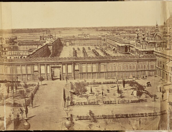 Felice Beato, [Panorama of Lucknow: View of Devastation Wrought by Lucknow Massacre]