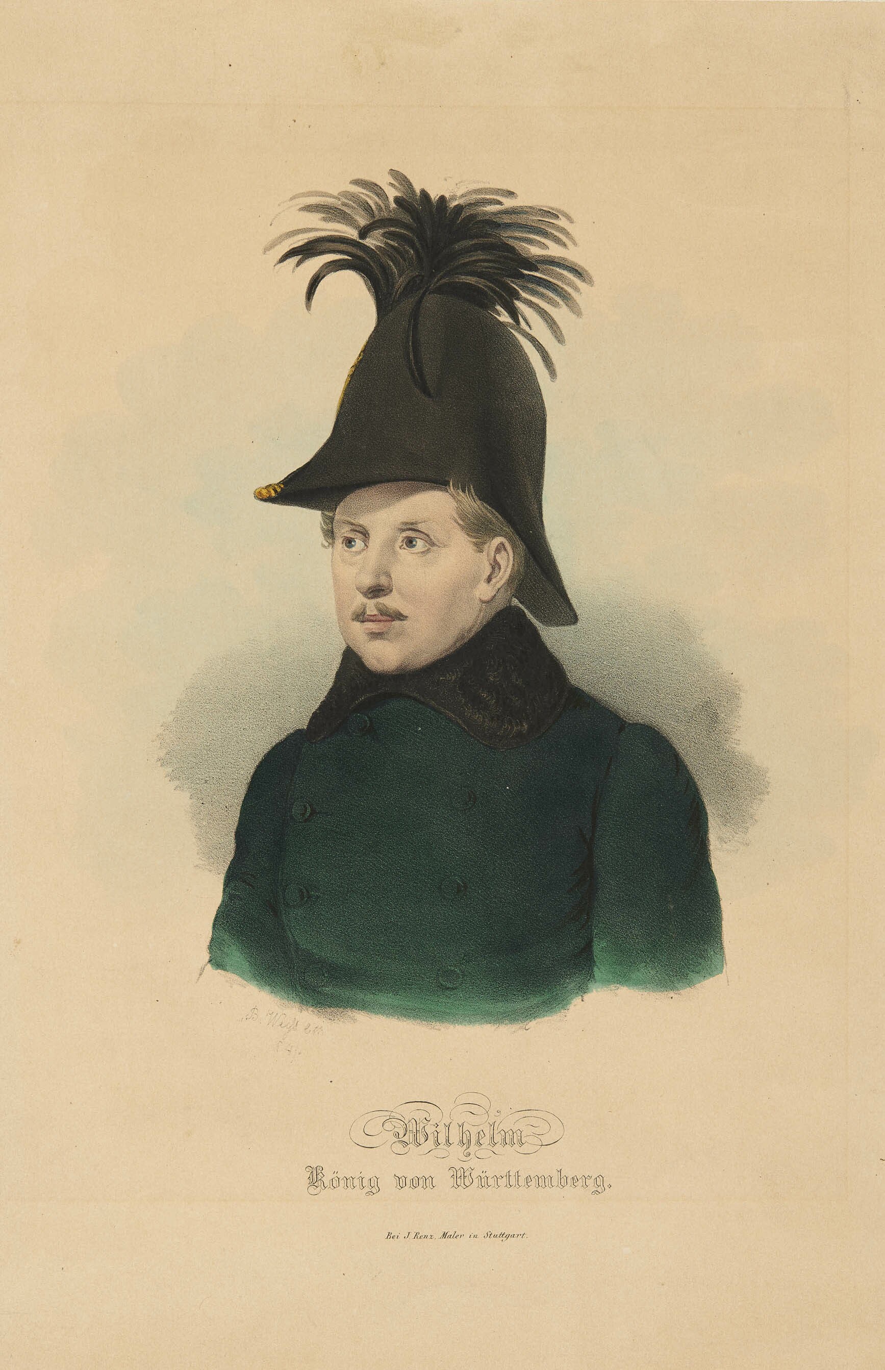 Bonaventura Weiss, Bildnis König Wilhelm I. von Württemberg