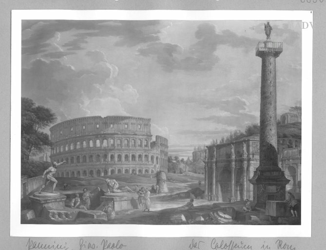Giovanni Paolo Panini, The ruin of Colosseum in Rome