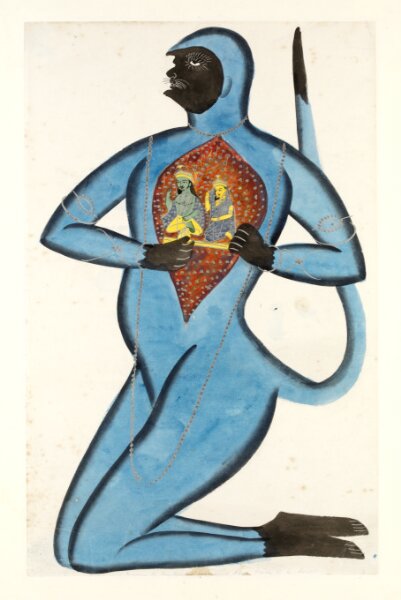 Unknown, Hanuman, Rama and Sita