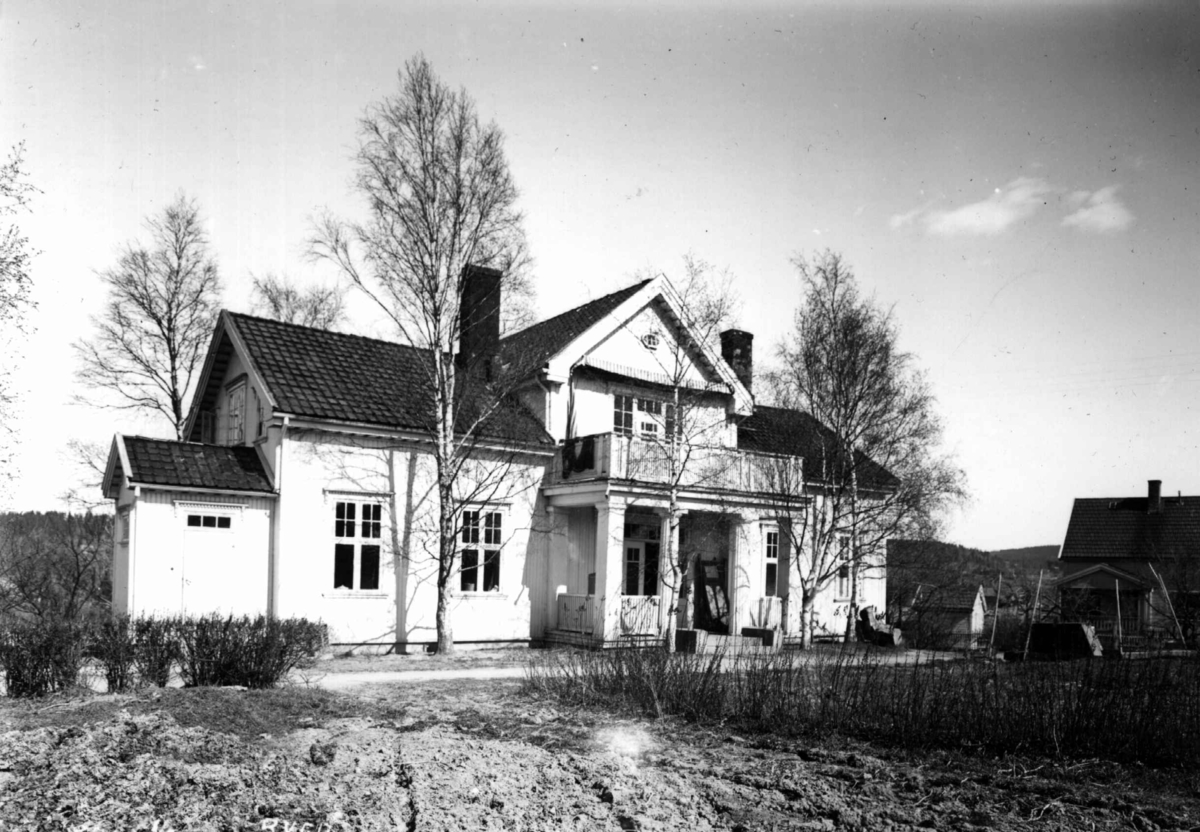 Anders Beer Wilse, Søndre Manglerud gård, Oslo, Østre Aker. Våningshuset.
