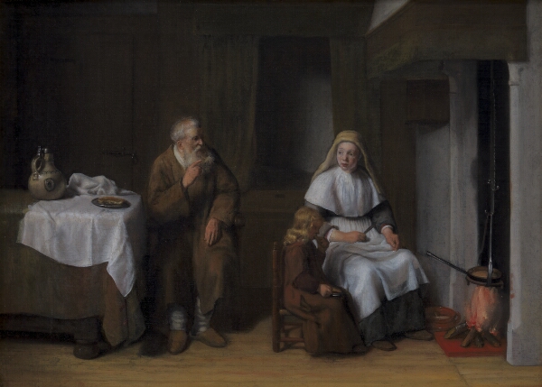 Abraham van Dijck, Profeten Elias hos enken i Sarepta og hendes søn