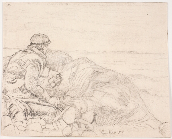 Fritz Syberg, Johannes Larsen gør studier