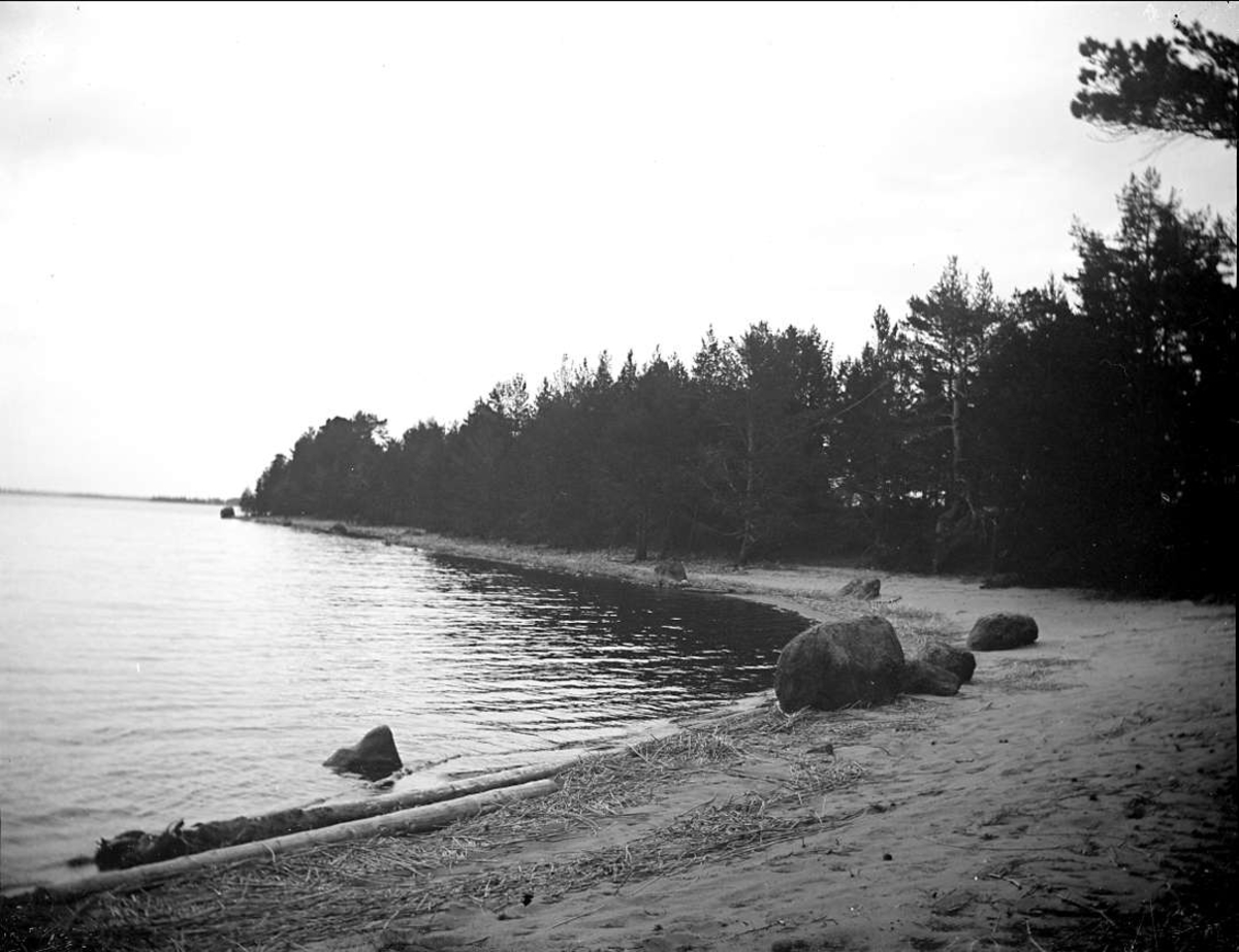 August Fredrik Schagerström, Landskapsvy med Dalälven, Hedesunda, Gästrikland i maj 1915