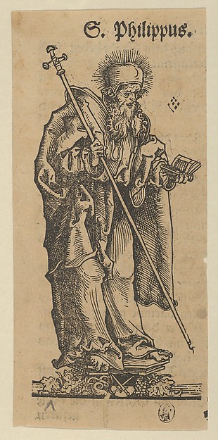 Lucas Cranach the Elder, Silver Statuette of St. Philip, from the "Wittenberg Reliquaries"