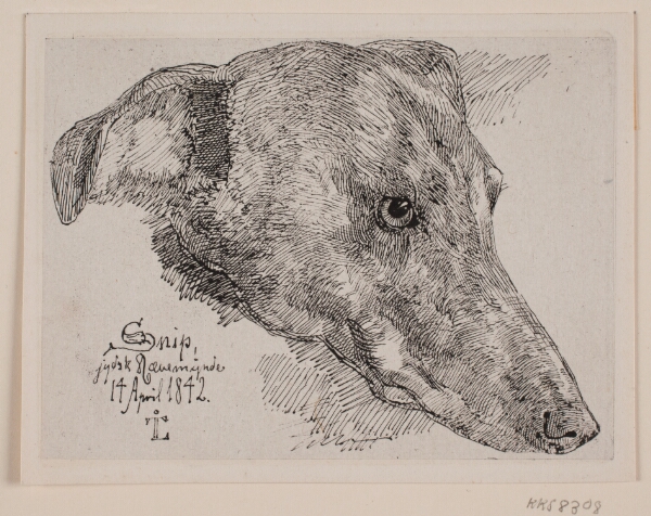 Johan Thomas Lundbye, Hundehoved, Snip