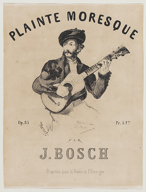 Edouard Manet, Plainte Moresque