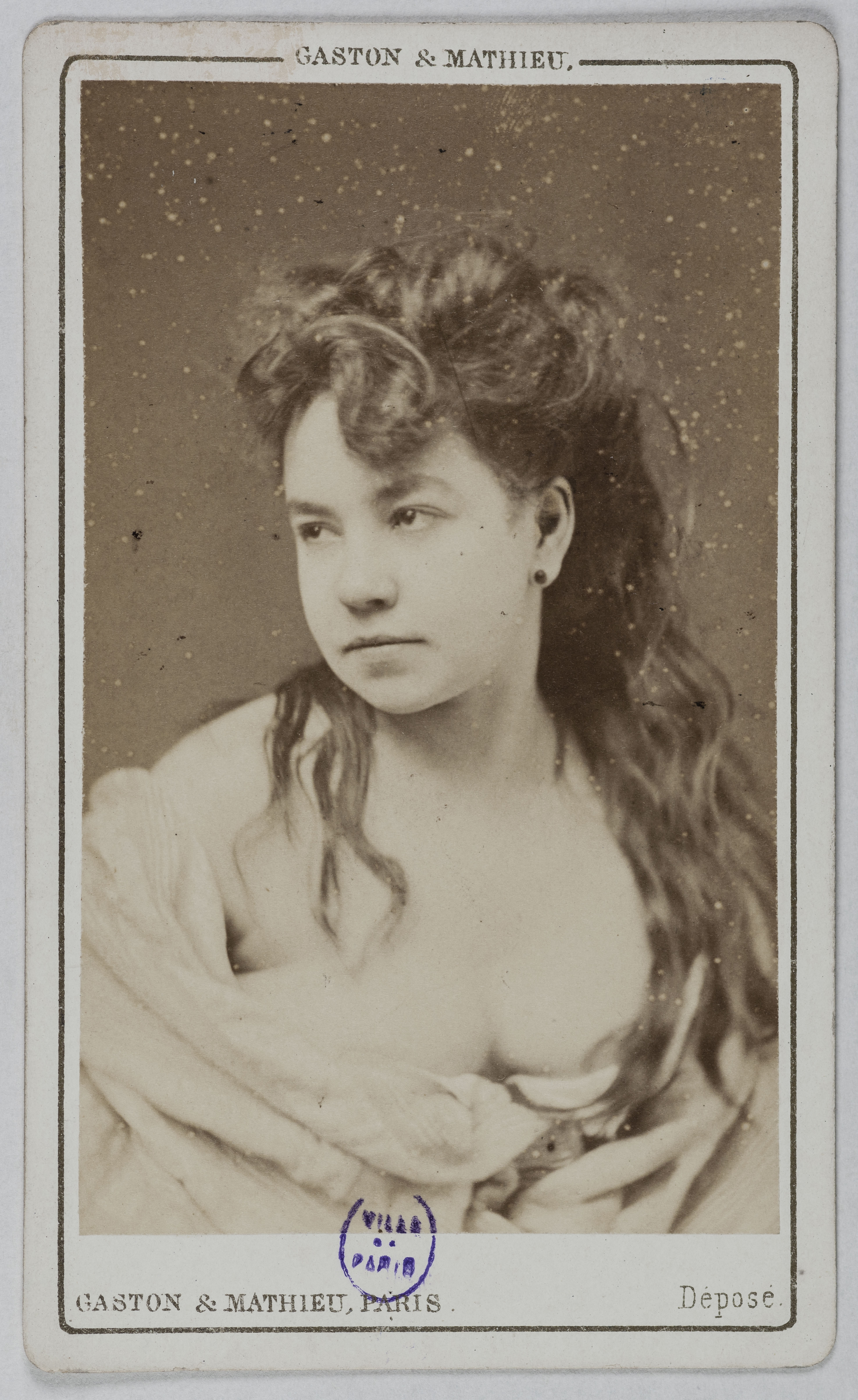 Gaston & Mathieu, Portrait de Juliette Frederick (18 -1871), (danseuse)