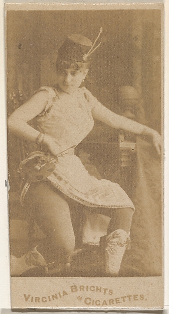 Allen & Ginter, From the Actors and Actresses series (N45, Type 5) for Virginia Brights Cigarettes