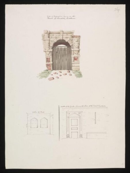 Unknown, Gate of Haggerstone House in the Parish of Shoreditch, Middlesex