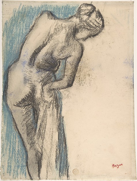 Edgar Degas, Bather Drying Herself