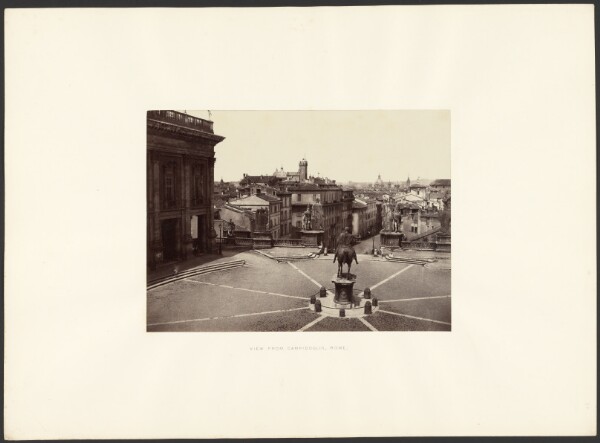 Giorgio Sommer, View from Campidoglio, Rome