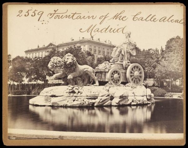Francis Frith, Fountain of the Calle Alcala Madrid