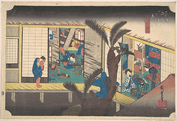 Utagawa Hiroshige, Akasaka, Ryosha Sho-fu