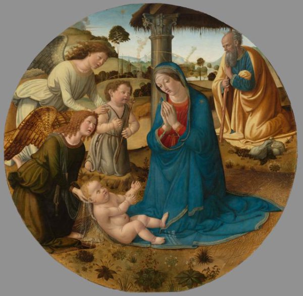 Cosimo Rosselli, De aanbidding van het Christuskind