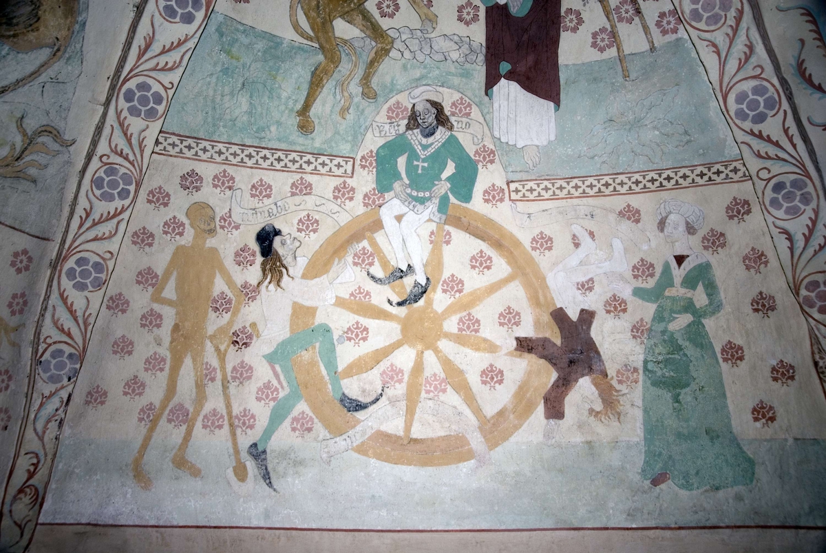 Bengt Backlund, Lime painting in Husby-Sjutolfts Church, Uppland 2009