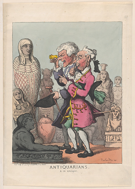 Thomas Rowlandson, Antiquarians à la Greque