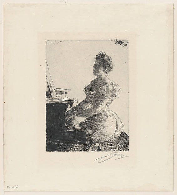 Anders Zorn, At the Piano