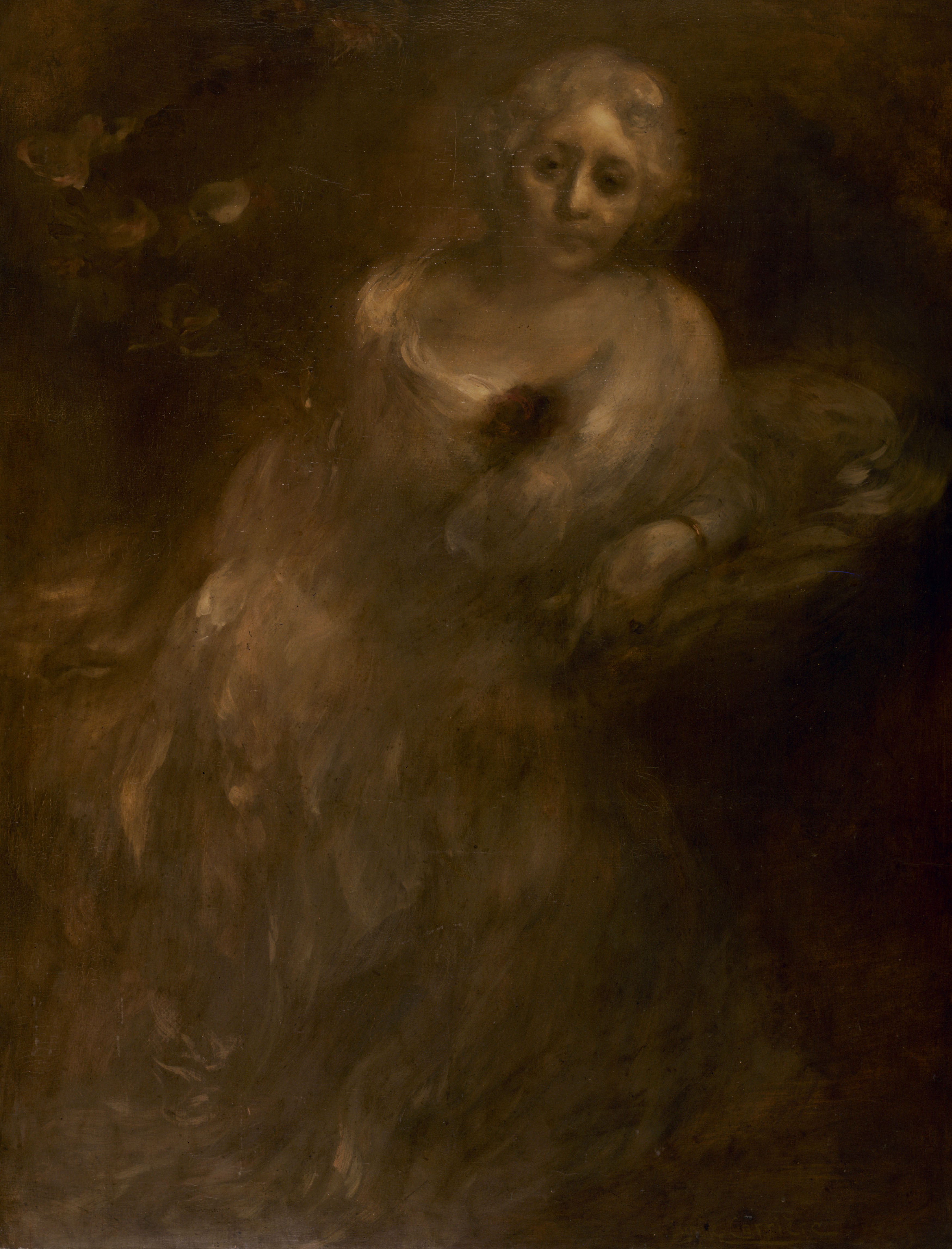 Eugène Carrière, Portrait de Madame Aline Ménard-Dorian