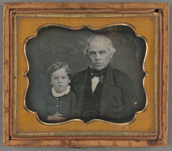 Unknown, [Portrait of an Elderly Man and Boy]