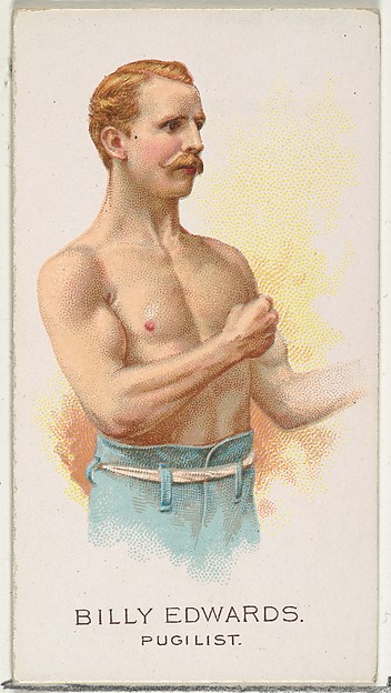 Allen & Ginter, Billy Edwards, Pugilist, from World's Champions, Series 2 (N29) for Allen & Ginter Cigarettes