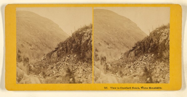 Benjamin West Kilburn, View in Crawford Notch, White Mountains.