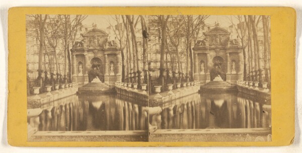 Unknown, [Fountain with ornate structure]