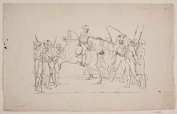 Gerhard Ludvig Lahde, En fangen Officer