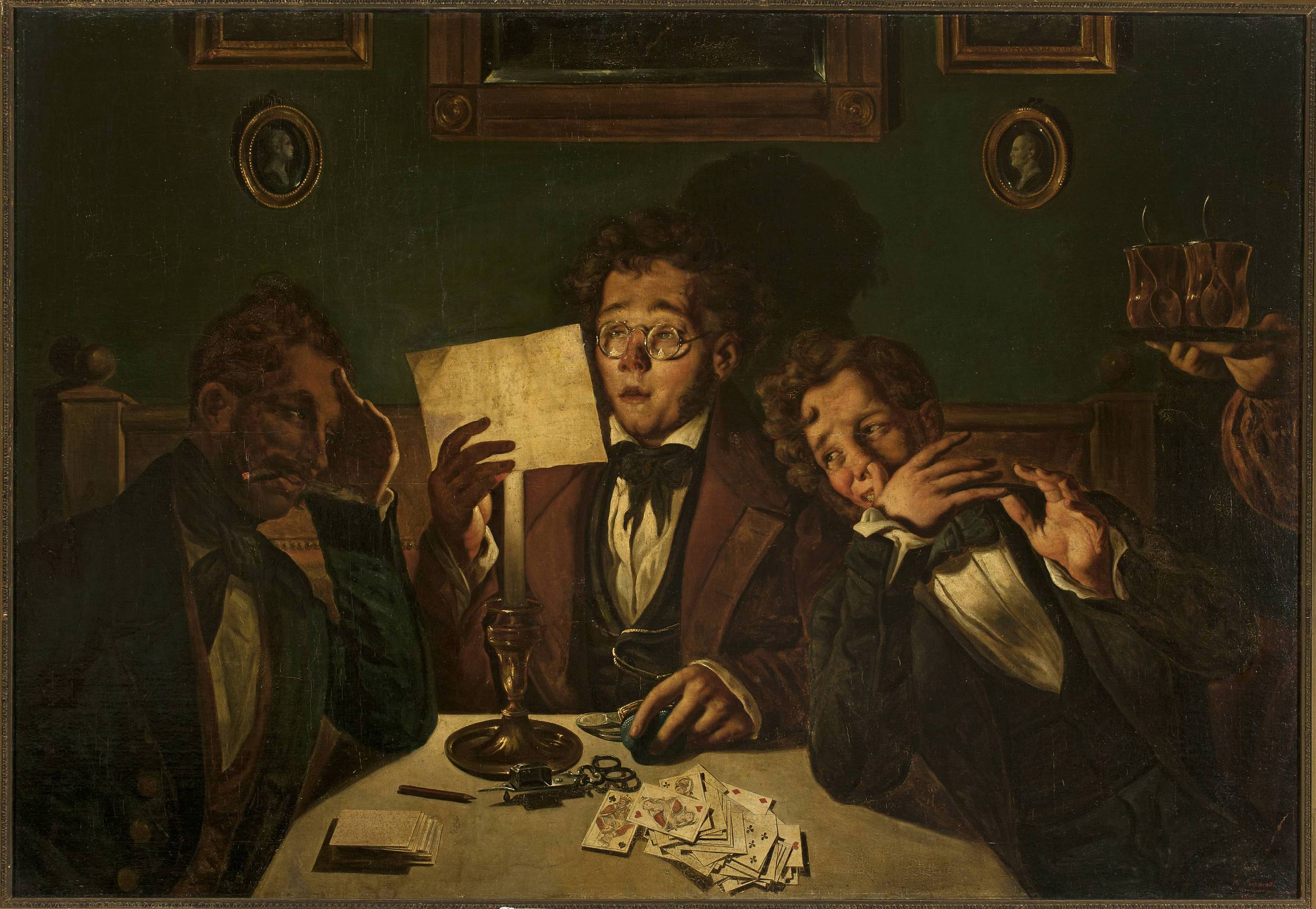 Feliks Pęczarski, Card players