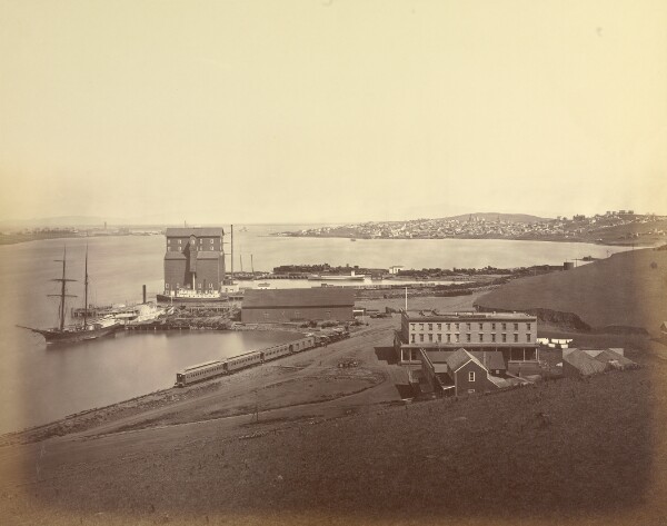 Carleton Watkins, [City of Vallejo from South Vallejo]