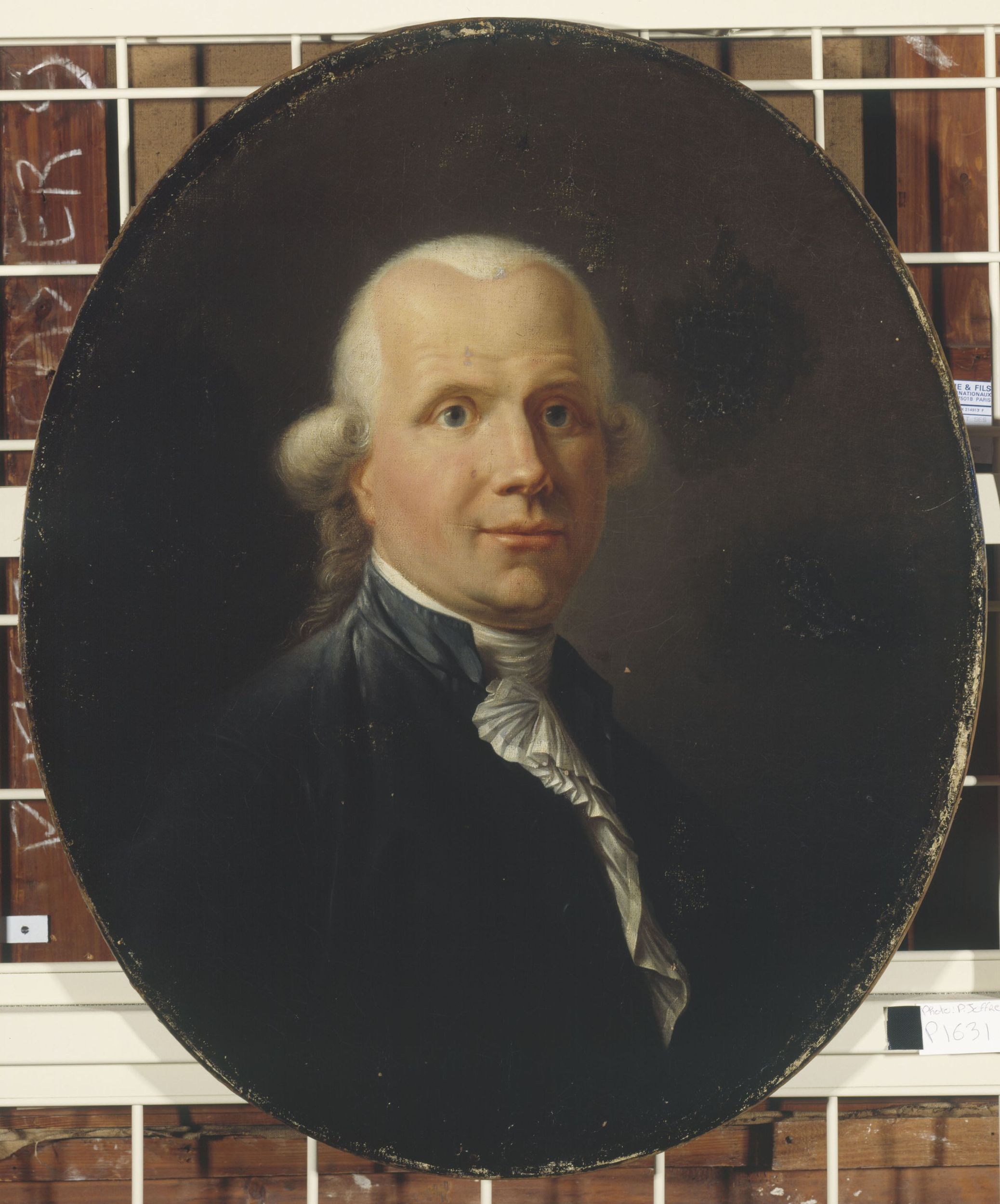 Anonyme, Portrait présumé de Jacques Delavigne (1743-1824), député de Paris à l'Assemblée constituante.
