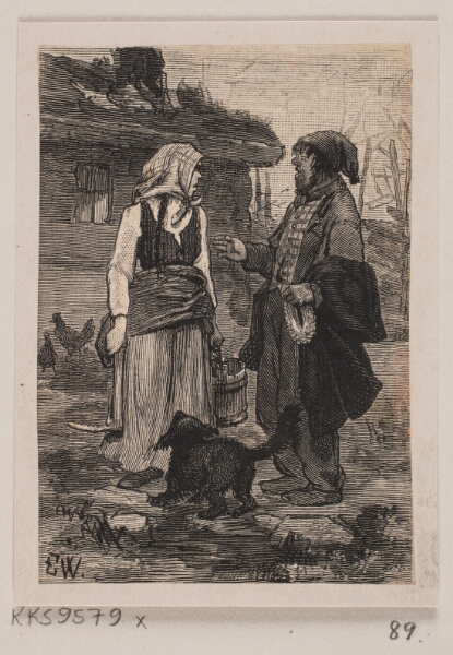 H.P. Hansen, Illustration til "Kulbrænderen"