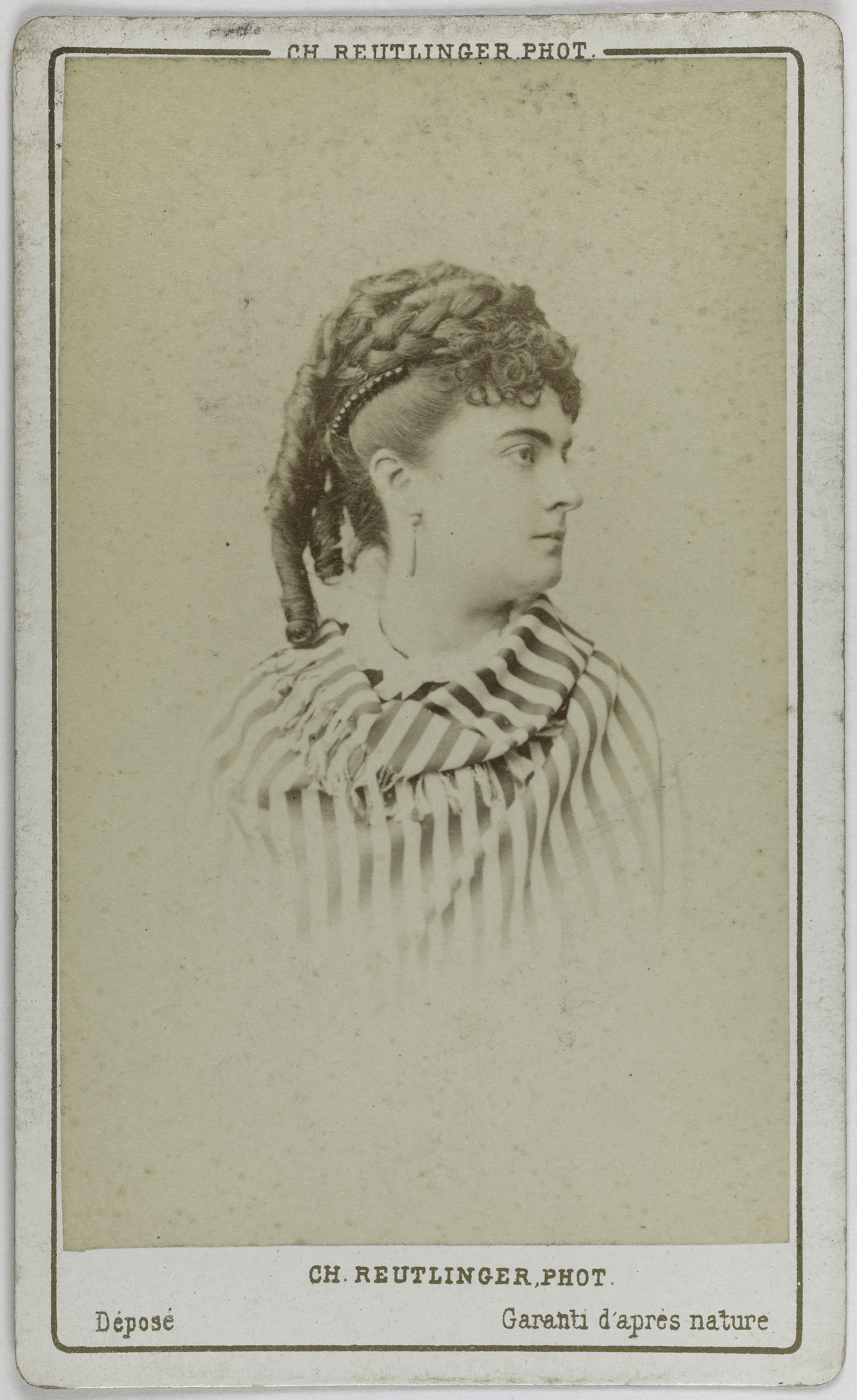 Charles Reutlinger, Portrait de Pauly, (actrice)