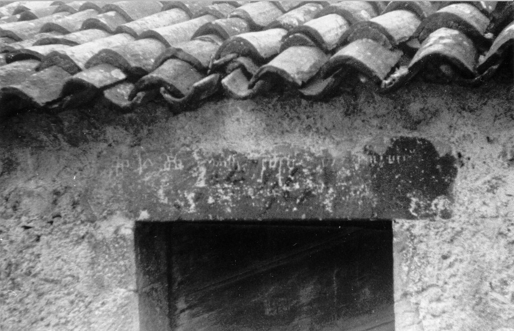 Branko Fučić, Brseč (Mošćenička Draga), glagoljski natpis nad vratima jedne štale