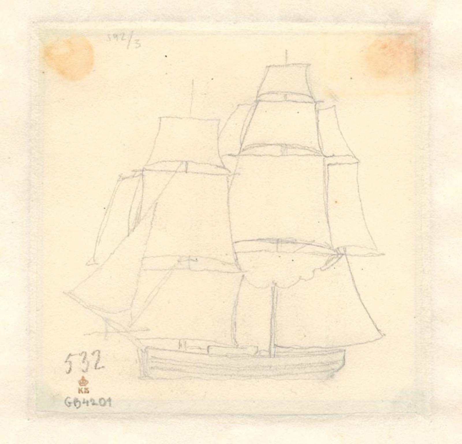 C.W. Eckersberg, En brig.