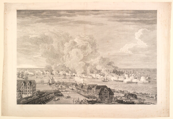 J.F. Clemens, Slaget på Reden d. 2. april 1801