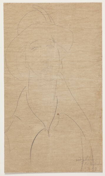 Amedeo Modigliani, Portræt af friherreinde Thora Hamilton, født Klinckowström, tidligere gift med maleren Nils Dardel