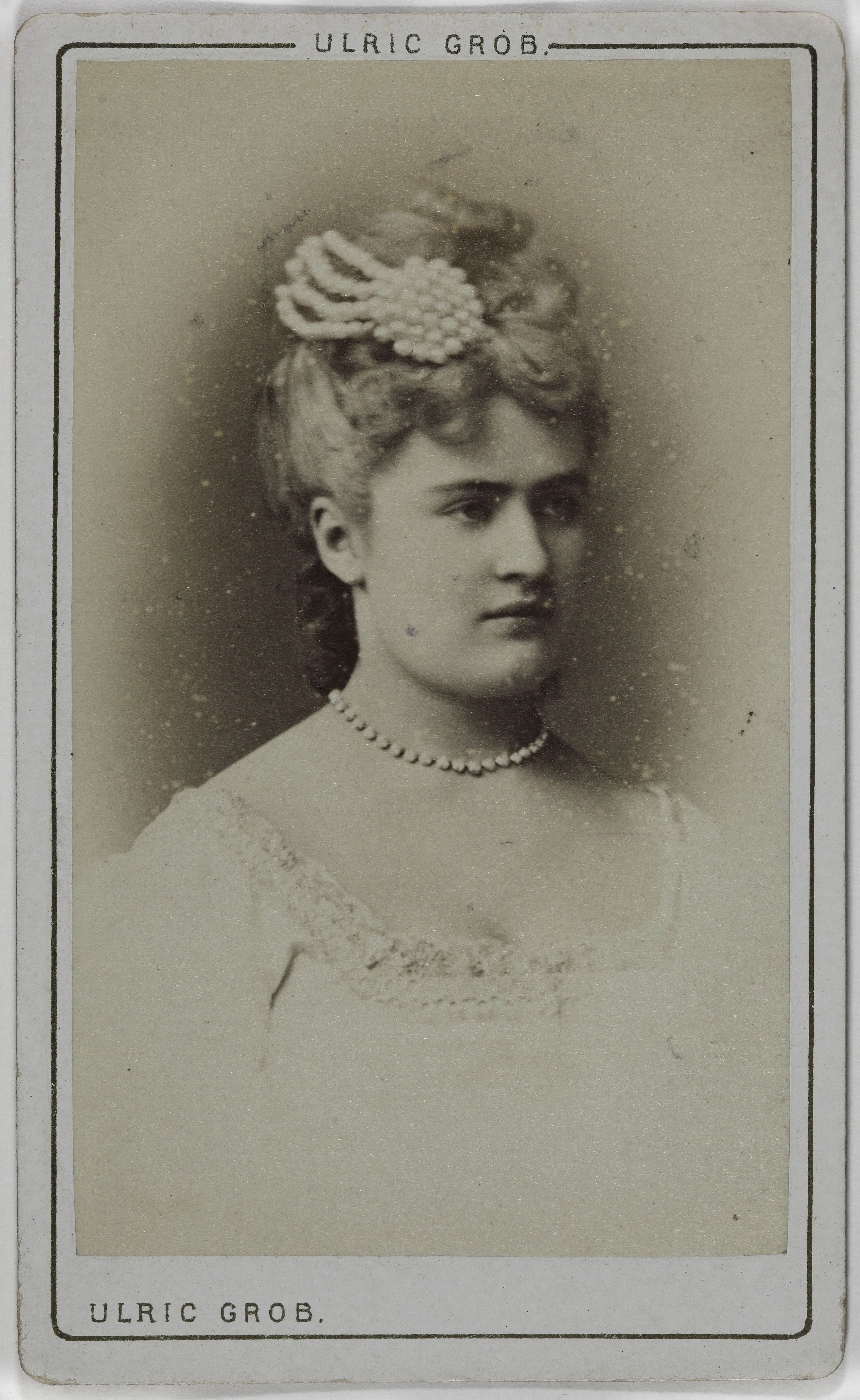 Ulric Grob, Portrait d'Angèle, (actrice)