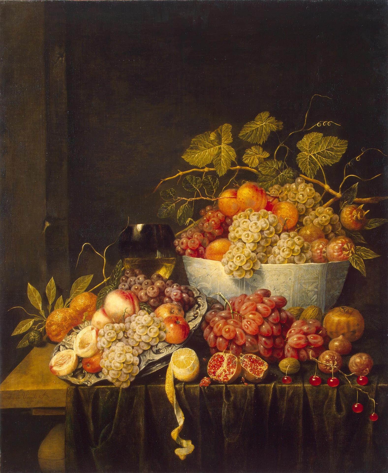 Adriaen van Utrecht, Still Life with Grapes