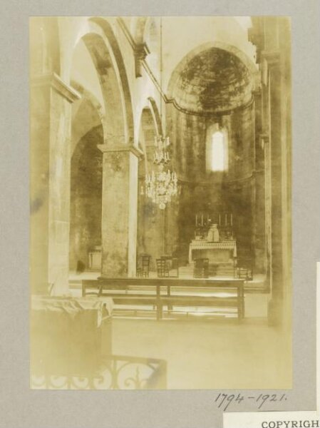 K.A.C. Creswell, The Abbey of Saint Mary of Resurrection, Abu Ghosh