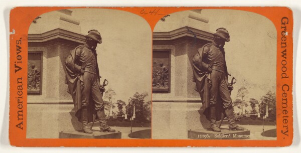 Edward and Henry T. Anthony & Co., Greenwood Cemetery. Soldiers' Monument.