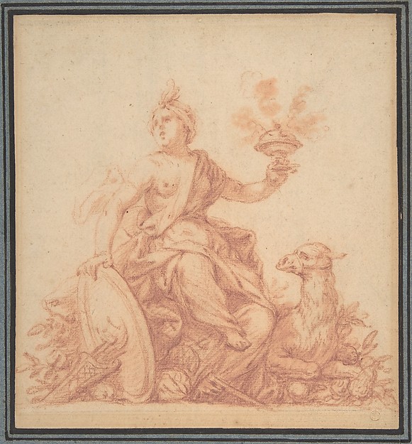 Anonymous, French, 18th century, Allegory of Asia, from the Four Continents