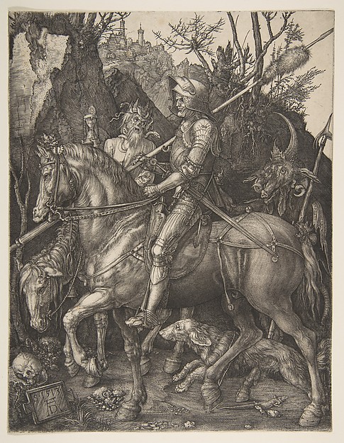 Albrecht Dürer, Knight, Death and the Devil