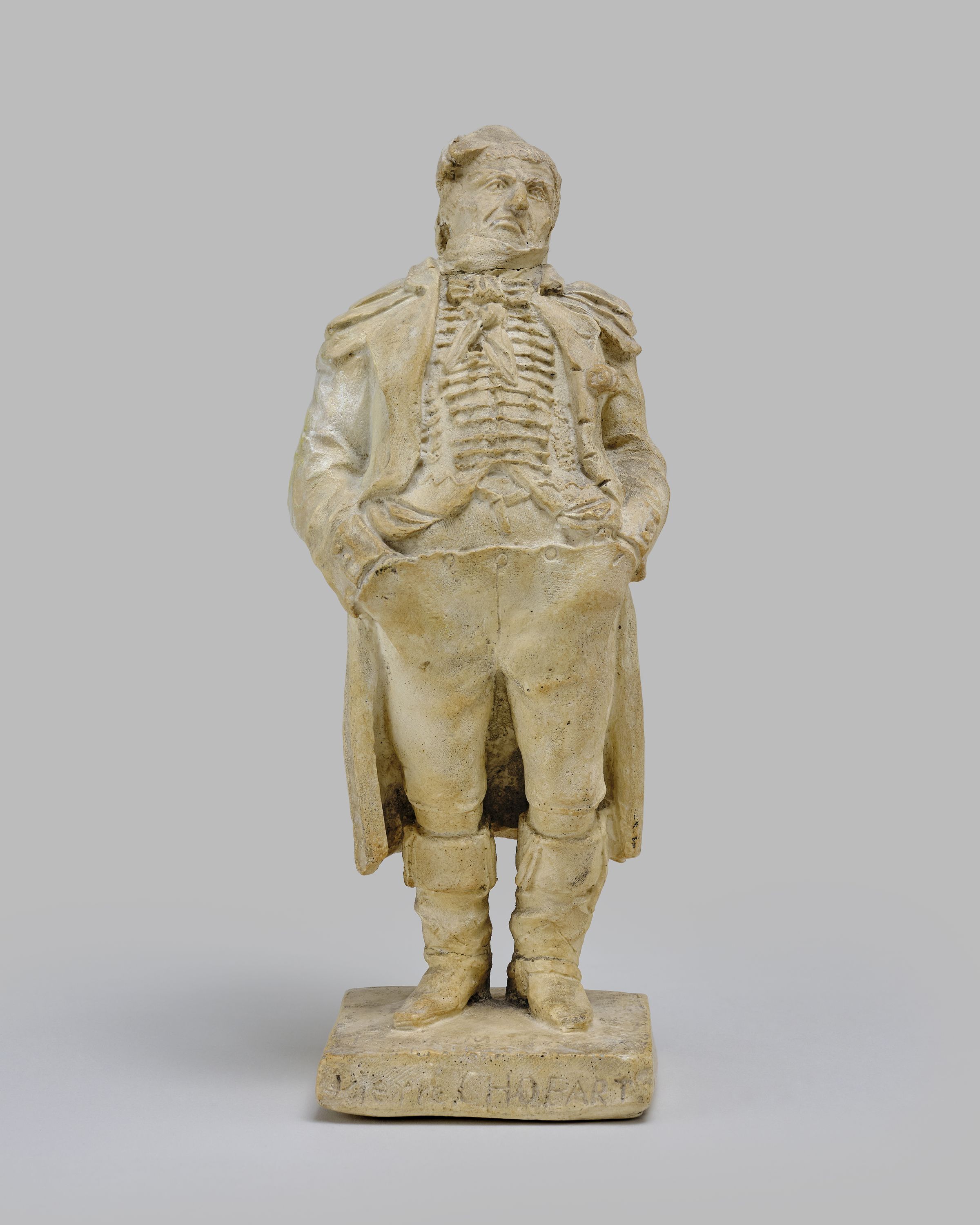 Anonyme, Portrait-charge de Paulin Menier (1822-1898), acteur, dans le rôle de Chopart dans "Le courrier de Lyon"
