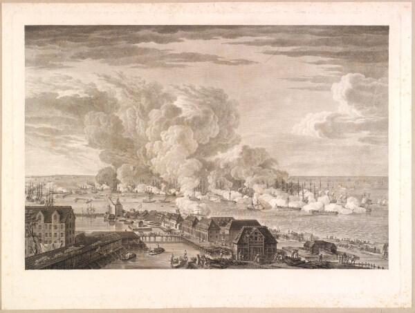J.F. Clemens, Slaget på Reden d. 2. april 1801