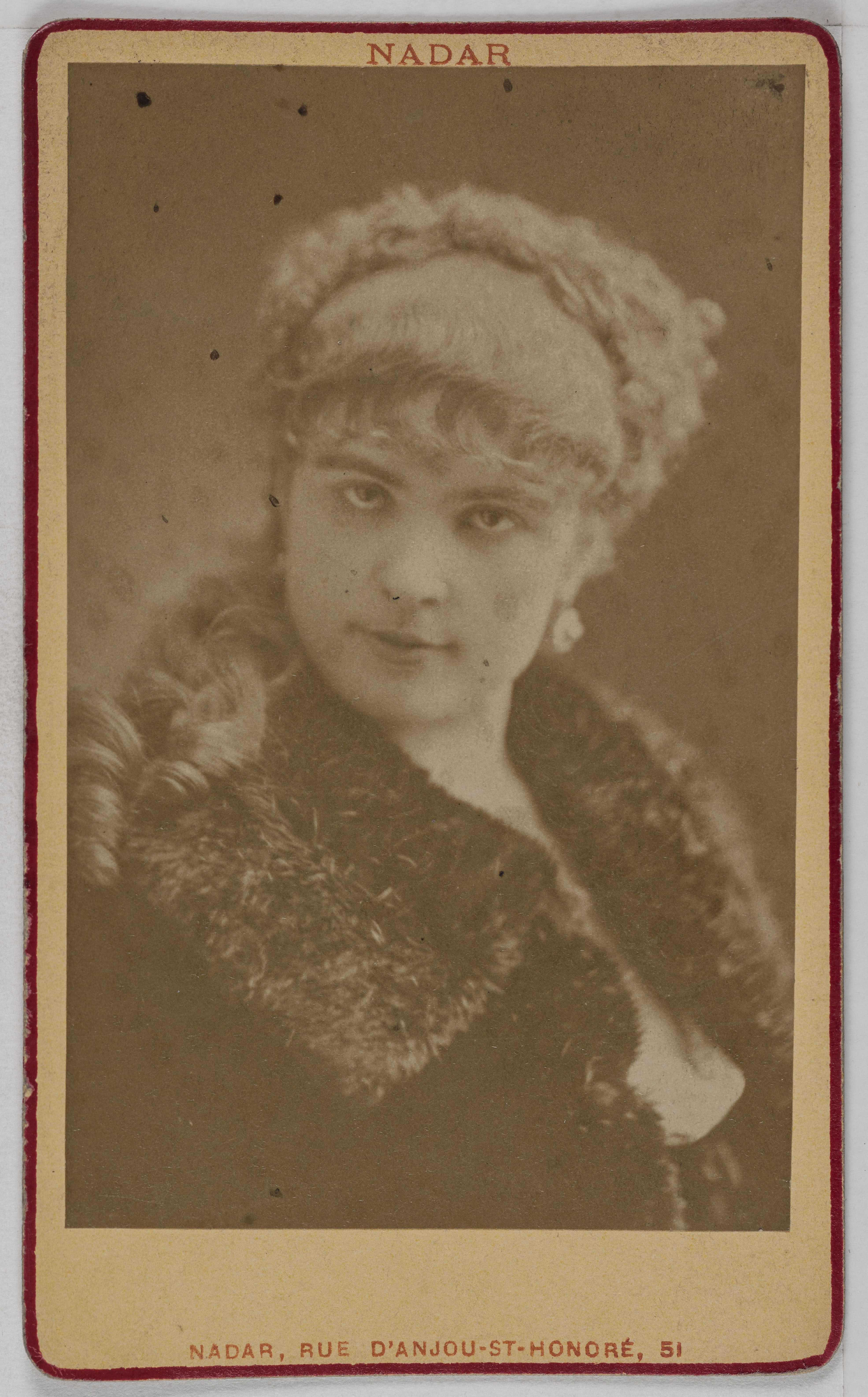 Atelier Nadar, Portrait de Marguerite, (actrice)