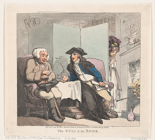 Thomas Rowlandson, The Gull and the Rook
