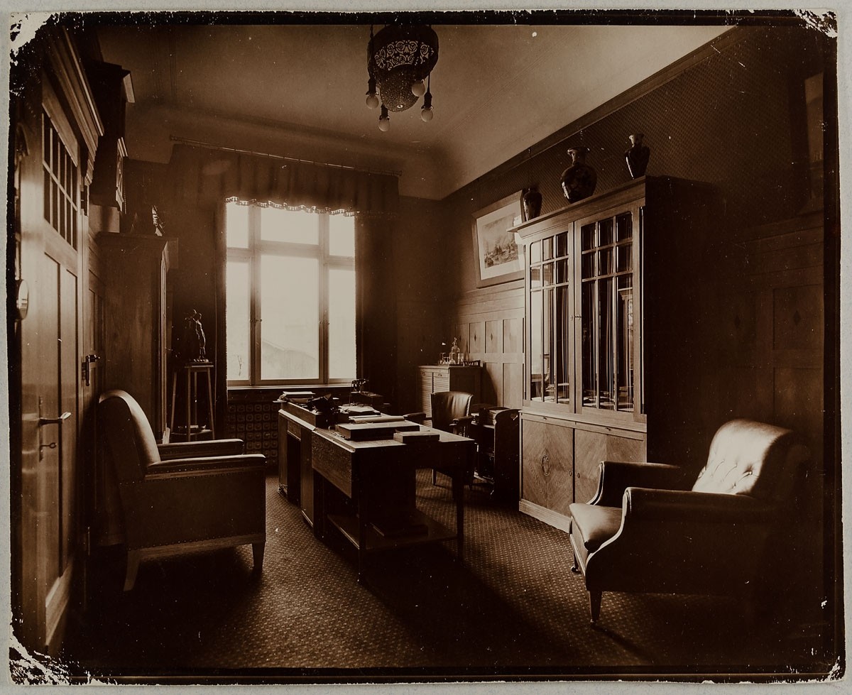 Johann Hinrich W. Hamann, Arbeitszimmer
