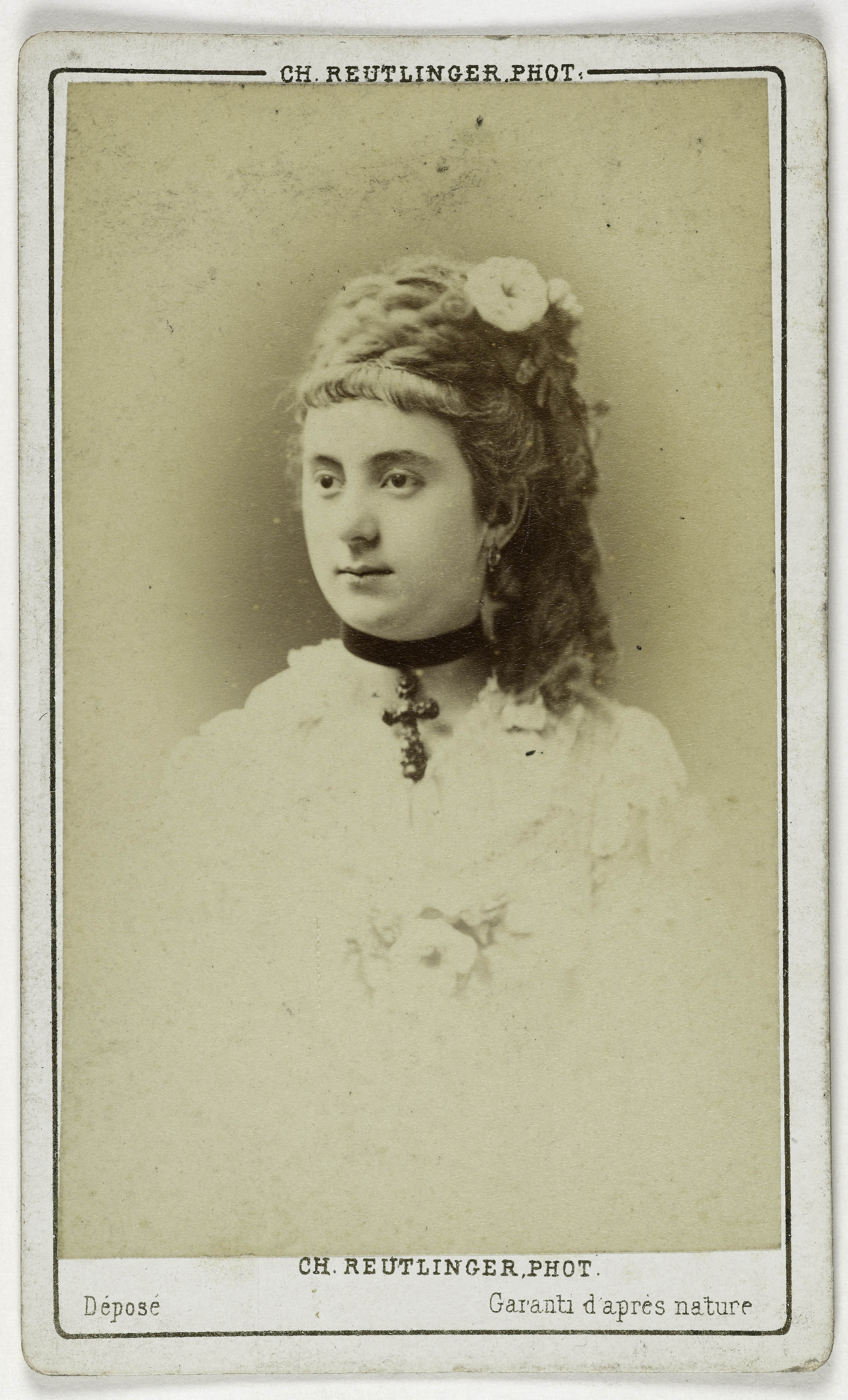 Charles Reutlinger, Portrait de Nathalie Hauser, pianiste